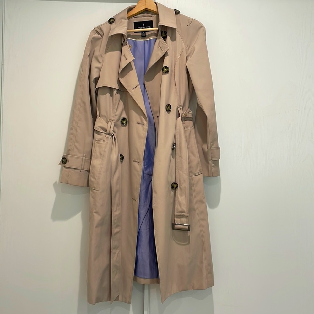 London fog trench coat